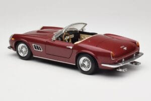 Ferrari 250 GT California Spider LWB Maroon Red Hot Wheels 1:18 25727 Diecast — photo 7 of 8