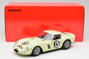 Ferrari 250 GTO #15 S. Moss / I. Ireland Goodwood Tourist Trophy Winner 1962 Kyosho 1:18 08438C Diecast — photo 8 of 8