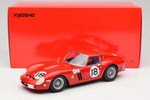 Ferrari 250 GTO #18 P. Rodriguez Daytona Continental 3 Hours Winner 1963 Kyosho 1:18 08438F Diecast — photo 8 of 8
