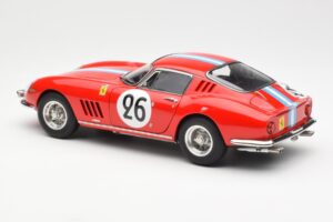 Ferrari 275 GTB Competizione #26 G. Biscaldi / A. de Bourbon Team Hugus 24 Hours of Le Mans 1966 CMC 1:18 M-199 Diecast — photo 5 of 6