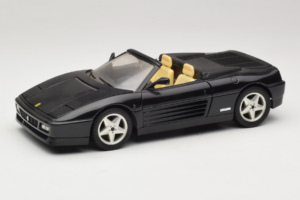 Ferrari 348 Spider Black With Silver Wheels Mira 1:18 6918 Diecast