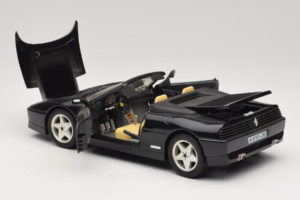 Ferrari 348 Spider Black With Silver Wheels Mira 1:18 6918 Diecast — photo 5 of 8