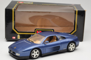 Ferrari 348tb Dark Blue Metallic Bburago 1:18 3039-B1 Diecast — photo 8 of 8