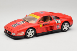 Ferrari 348 TB #32 Pirelli Red 1989 Bburago 1:18 3039-P1 Diecast
