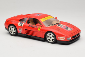 Ferrari 348 TB #32 Pirelli Red 1989 Bburago 1:18 3039-P1 Diecast — photo 6 of 8