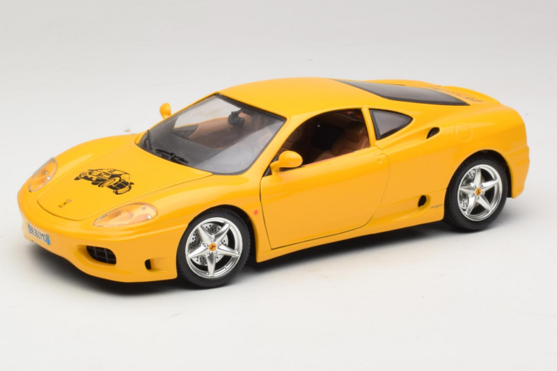 Ferrari 360 Modena 25 Jahre FMC Yellow Bburago 1:18 3358-Y1 Diecast