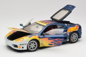 Ferrari 360 Modena Challenge #5 Hot Wheels Purple Fire Livery 1999 Bburago 1:18 29619 Diecast — photo 2 of 8