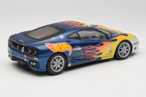 Ferrari 360 Modena Challenge #5 Hot Wheels Purple Fire Livery 1999 Bburago 1:18 29619 Diecast — photo 3 of 8