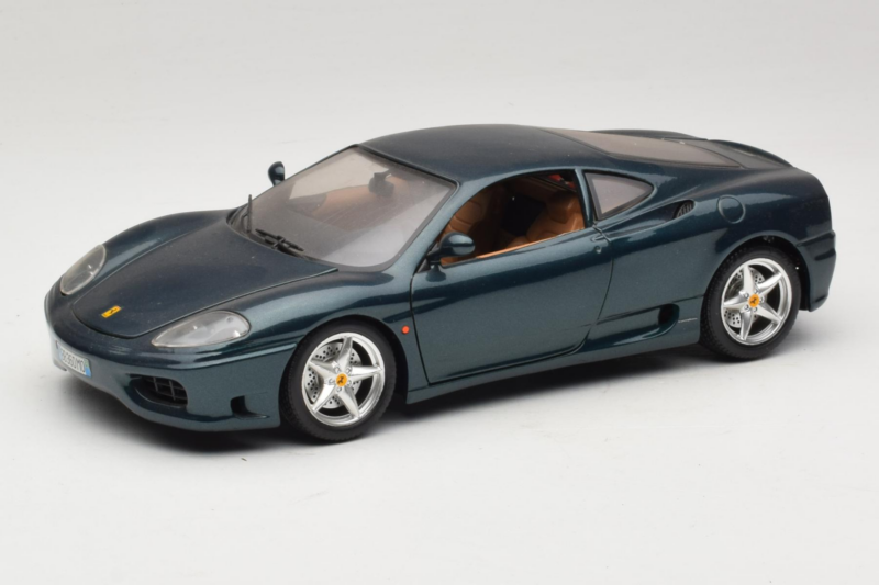 Ferrari 360 Modena Dark Green Metallic Bburago 1:18 3358-G2 Diecast