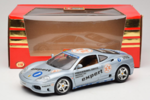 Ferrari 360 Modena Expert #1 Silver Bburago 1:18 3348-S1 Diecast — photo 8 of 8