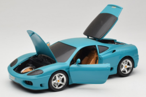 Ferrari 360 Modena Migros Limited Edition 333 pcs Blue Bburago 1:18 3358-G1 Diecast — photo 2 of 8