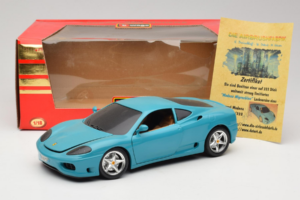 Ferrari 360 Modena Migros Limited Edition 333 pcs Blue Bburago 1:18 3358-G1 Diecast — photo 8 of 8