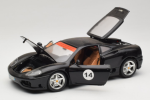 Ferrari 360 Modena #14 Black Limited Edition Bburago 1:18 3368-B1 Diecast — photo 2 of 8
