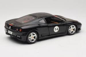 Ferrari 360 Modena #14 Black Limited Edition Bburago 1:18 3368-B1 Diecast — photo 3 of 8