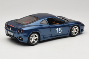 Ferrari 360 Modena #15 Limited Edition Blue Metallic Bburago 1:18 3358-F1 Diecast — photo 3 of 8