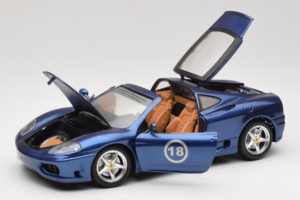 Ferrari 360 Modena Targa Limited Edition 333 pcs Purple Metallic Bburago 1:18 3348-F1 Diecast — photo 2 of 8