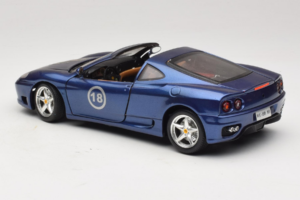 Ferrari 360 Modena Targa Limited Edition 333 pcs Purple Metallic Bburago 1:18 3348-F1 Diecast — photo 7 of 8
