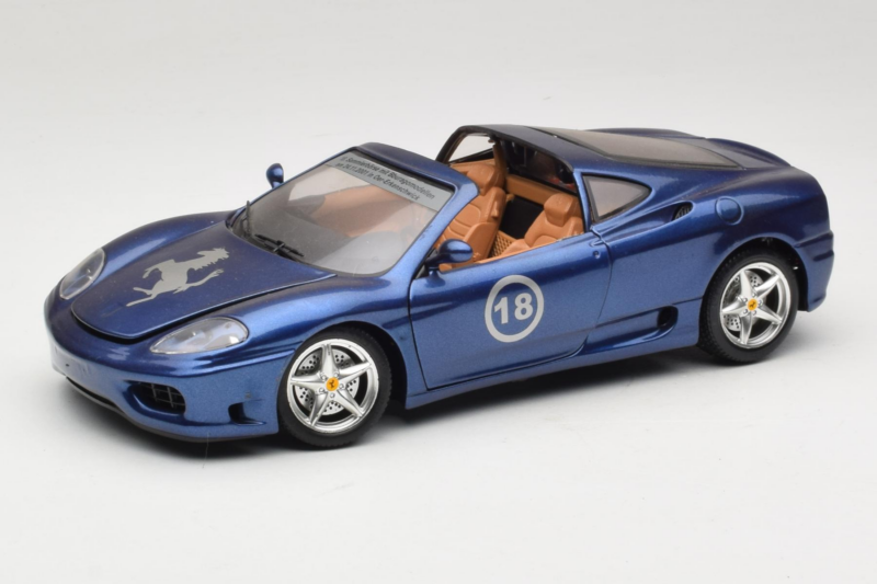 Ferrari 360 Modena Targa Limited Edition 333 pcs Purple Metallic Bburago 1:18 3348-F1 Diecast