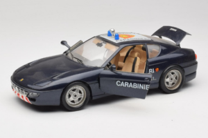 Ferrari 456 GT Carabinieri Black Bburago 1:18 3036-B3 Diecast — photo 2 of 8