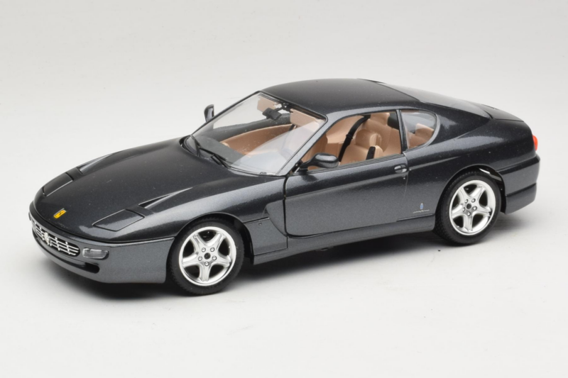 Ferrari 456 GT Grey Metallic Special Paint Bburago 1:18 3036D Diecast