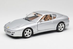 Ferrari 456 GT Silver Bburago 1:18 3036-M2 Diecast