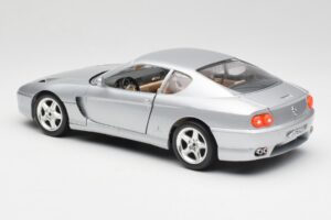 Ferrari 456 GT Silver Bburago 1:18 3036-M2 Diecast — photo 7 of 8