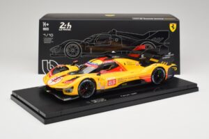 Ferrari 499P Hypercar AF Corse #83 R. Kubica / Y. Ye / R. Shwartzman 24 Hours of Le Mans 2024 Bburago 1:18 18-16313-83-VET Di — photo 9 of 9