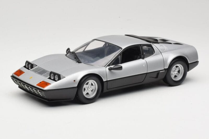 Ferrari 512BB Silver Kyosho 1:18 08171S Diecast
