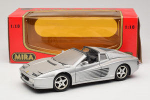 Ferrari 512TR Targa Silver Mira 1:18 6175 Diecast — photo 8 of 8