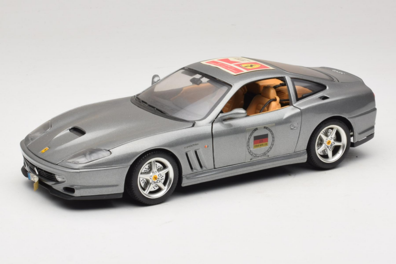 Ferrari 550 Maranello 25 Ferrari Model Club Silver Bburago 1:18 3344-S1 Diecast