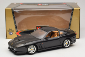 Ferrari 550 Maranello Black Metallic Bburago 1:18 3344-B1 Diecast — photo 8 of 8