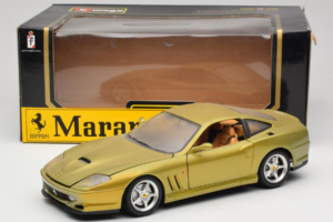 Ferrari 550 Maranello Gold Metallic Braccio & Gotz Bburago 1:18 3044-G1 Diecast — photo 8 of 8