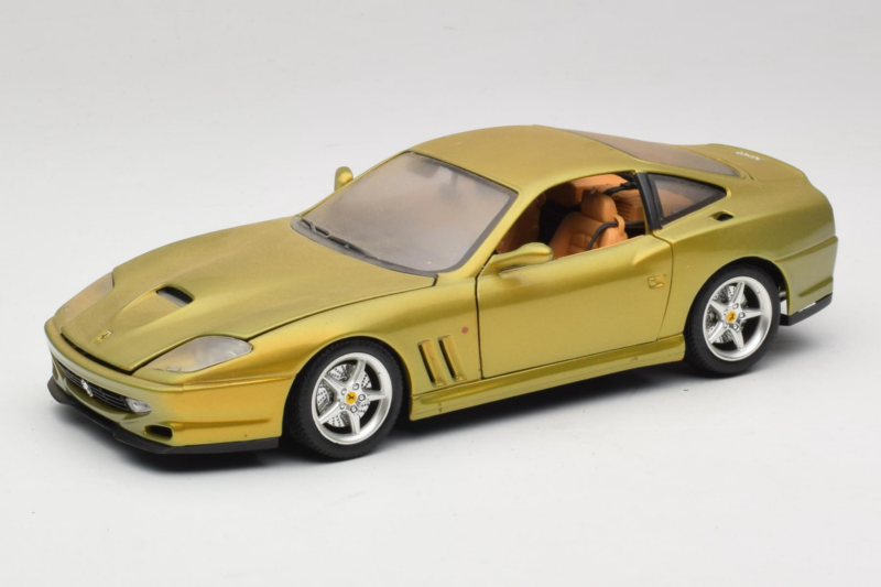 Ferrari 550 Maranello Gold Metallic Braccio & Gotz Bburago 1:18 3044-G1 Diecast