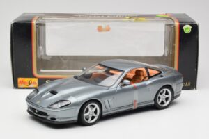 Ferrari 550 Maranello Grey Metallic Maisto 1:18 4839 Diecast — photo 6 of 6