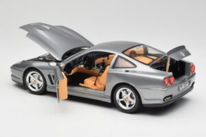 Ferrari 550 Maranello Silver Bburago 1:18 3344 Diecast — photo 5 of 8