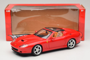 Ferrari 575M Superamerica Red Hot Wheels 1:18 J2858 Diecast — photo 8 of 8
