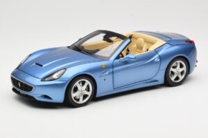 Ferrari California Light Blue Hot Wheels 1:18 N2043 Diecast