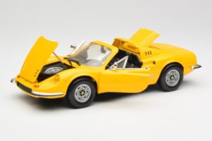 Ferrari Dino 246 GTS Yellow Hot Wheels 1:18 23920 Diecast — photo 2 of 8