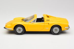 Ferrari Dino 246 GTS Yellow Hot Wheels 1:18 23920 Diecast — photo 4 of 8