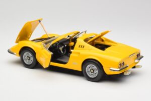 Ferrari Dino 246 GTS Yellow Hot Wheels 1:18 23920 Diecast — photo 5 of 8
