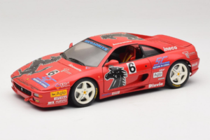 Ferrari F355 Berlinetta Diavia #6 Red UT Models 1:18 180074020-P3 Diecast