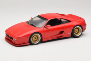 Ferrari F355 Berlinetta Red With Custom Gold Wheels UT Models 1:18 180074020-P5 Diecast