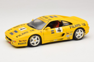 Ferrari F355 Coupe Films 18 #4 Reoloffs / Ansembourg Yellow UT Models 1:18 180074021-Y1 Diecast