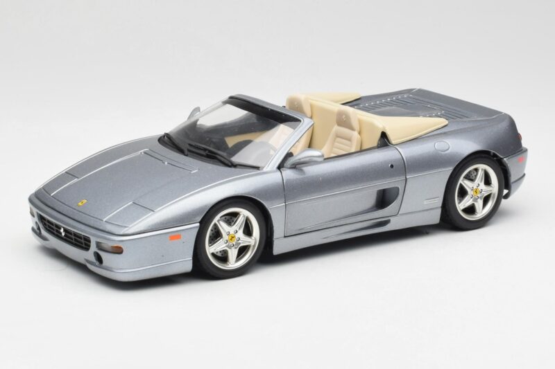 Ferrari F355 Spider Silver Hot Wheels 1:18 23907-M1 Diecast