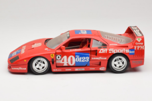 Ferrari F40 #40 J-P. Jabouille / O. Grouillard Art Sports 1987 Bburago 1:18 3332-A1 Diecast — photo 4 of 8