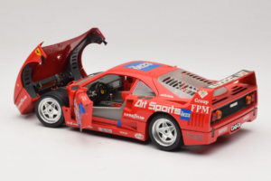 Ferrari F40 #40 J-P. Jabouille / O. Grouillard Art Sports 1987 Bburago 1:18 3332-A1 Diecast — photo 5 of 8