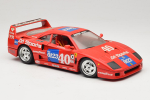 Ferrari F40 #40 J-P. Jabouille / O. Grouillard Art Sports 1987 Bburago 1:18 3332-A1 Diecast — photo 6 of 8