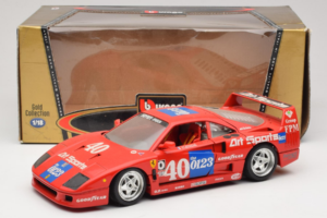 Ferrari F40 #40 J-P. Jabouille / O. Grouillard Art Sports 1987 Bburago 1:18 3332-A1 Diecast — photo 8 of 8