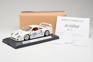 Ferrari F40 Autoliv White Limited Edition 150 pcs Exclusive Cars 1:18 EC001 Diecast — photo 9 of 9