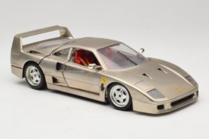 Ferrari F40 Dark Chrome Silver Kroymans Limited Edition Bburago 1:18 3032-C2 Diecast — photo 6 of 8